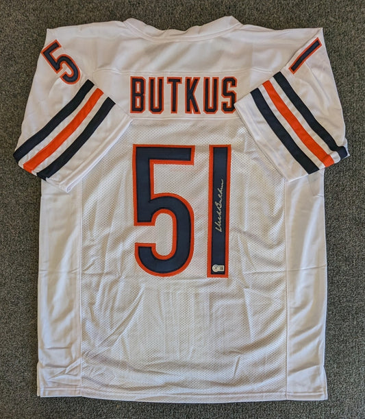 Chicago Bears Dick Butkus Autographed Signed Jersey Beckett Holo