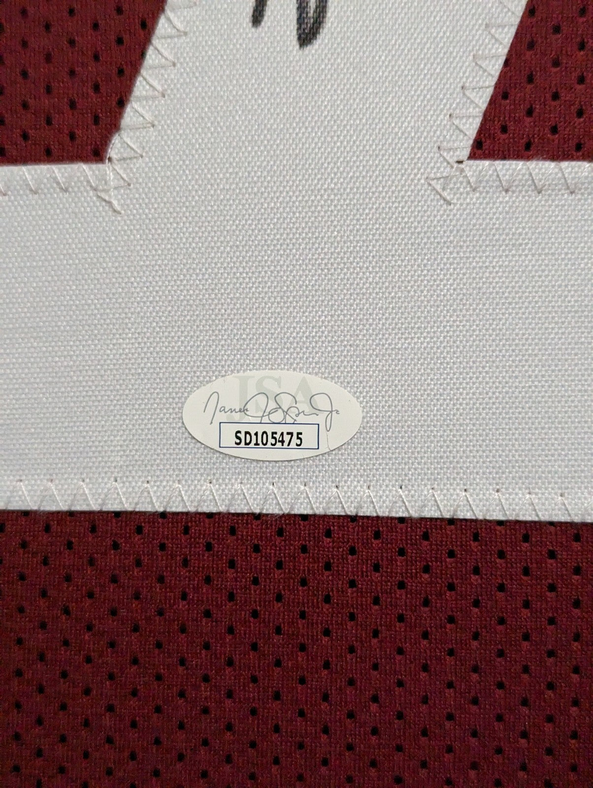Framed Alabama Crimson Tide Trevon Diggs Autographed Signed Jersey Jsa Coa