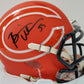 Brian Urlacher Signed Chicago Bears Lunar Amp Alt Mini Helmet Beckett Coa