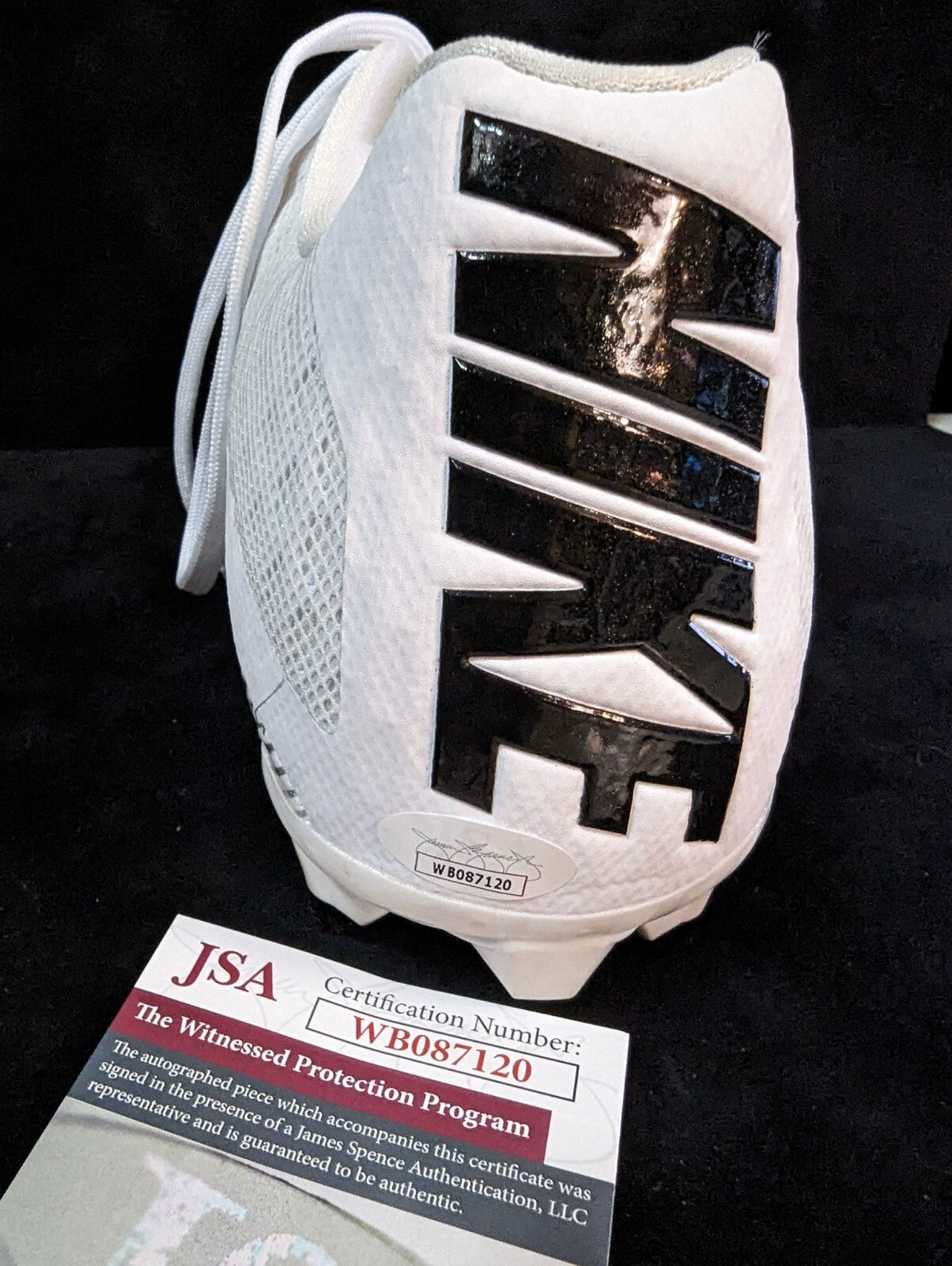 New York Giants Brian Burns Signed Cleat Jsa Coa