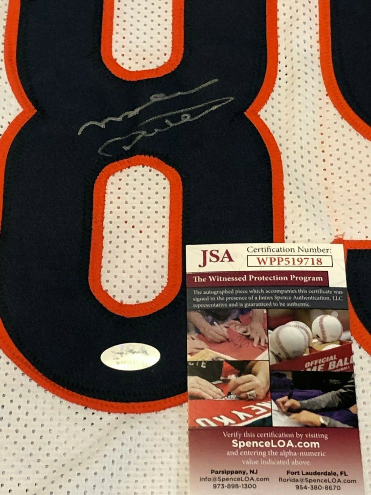 Chicago Bears Mike Ditka Autographed Signed Jersey Jsa  Coa