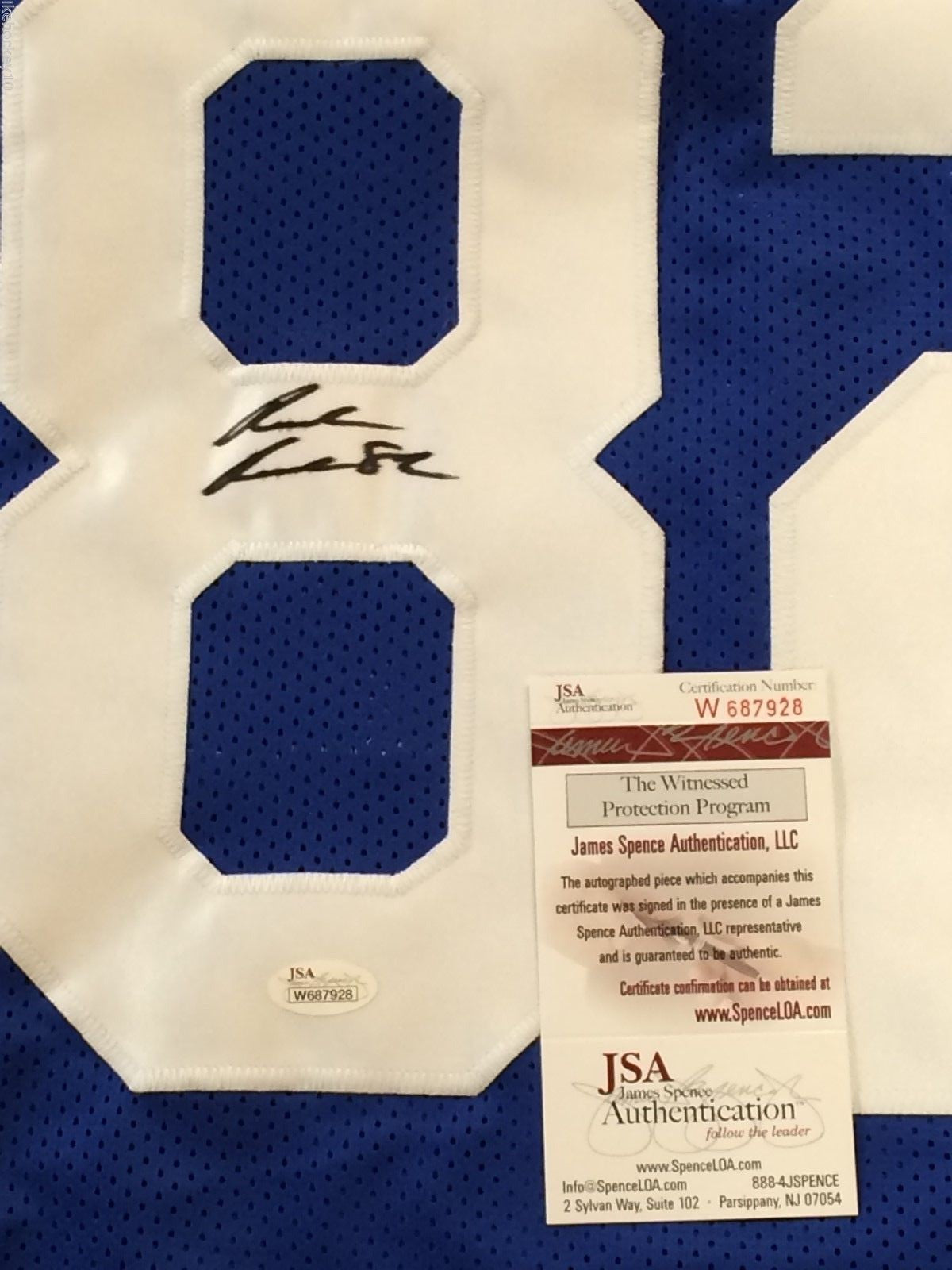 Rueben Randle Autographed Signed N.Y. Giants Jersey Jsa  Coa