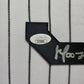 Framed New York Yankees Mike Mussina Autographed Signed Jersey Jsa Coa