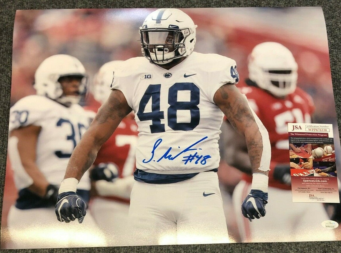 Shareef Miller Autographed Signed Penn State 16X20 Photo Jsa  Coa