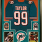 Framed Miami Dolphins Jason Taylor Autographed Signed Jersey Jsa Coa