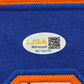 Suede Framed N.Y. Mets Darryl Strawberry Autographed Inscribed Jersey Jsa Coa