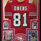 Framed San Francisco 49Ers Terrell Owens Autographed Signed Jersey Jsa Coa