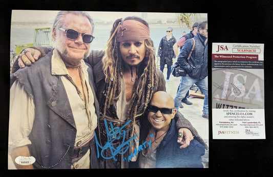 Martin Klebba Pirates Of Caribbean Hand Signed Autographed 8 X 10 Photo Jsa Coa