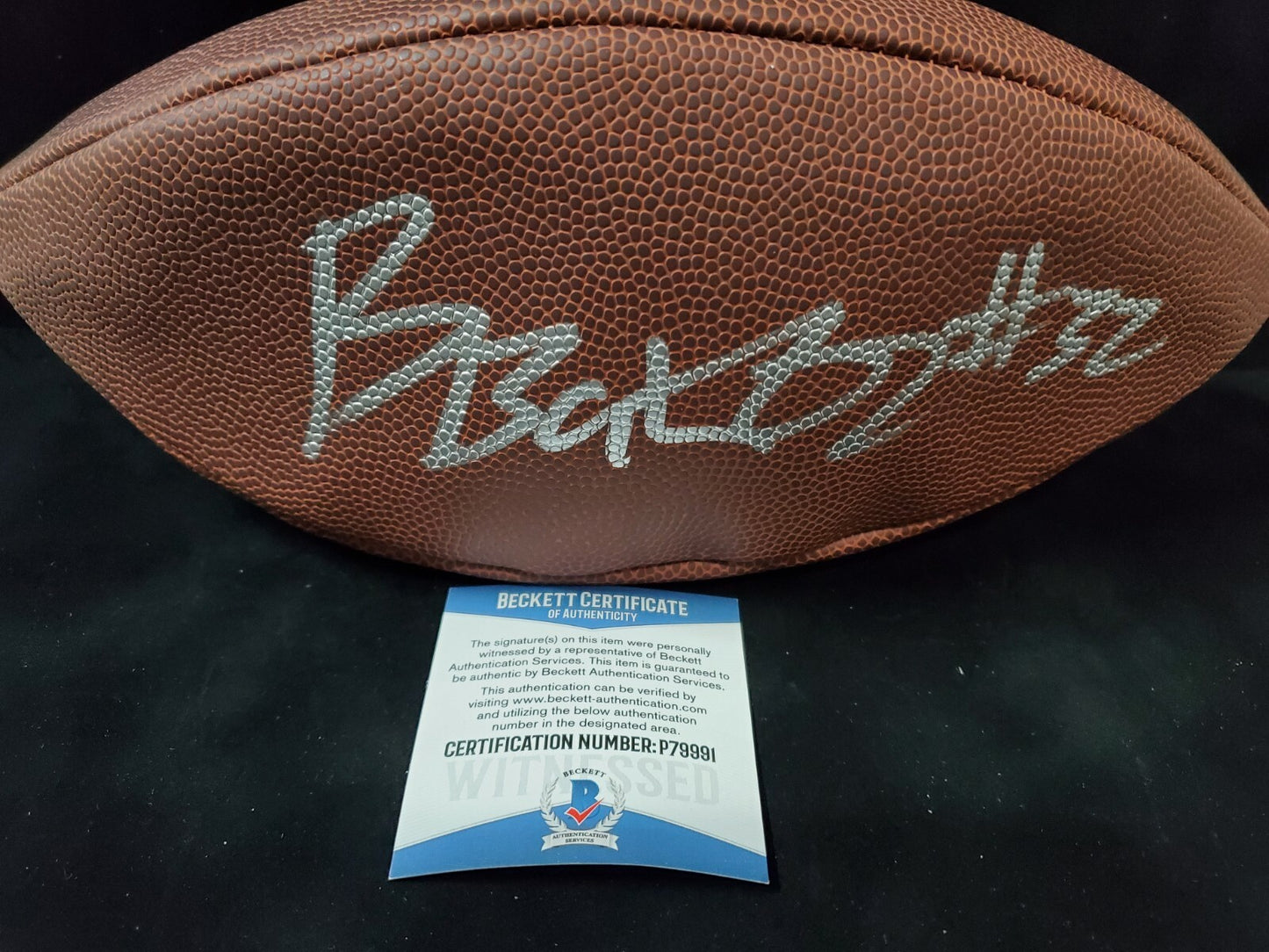 Arizona Cardinals Budda Baker Autographed Signed Nfl Football Beckett Coa