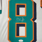Framed Miami Dolphins Oj Mcduffie Autographed Signed Jersey Jsa Coa