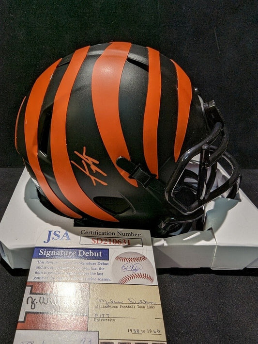 Cincinnati Bengals Myles Murphy Autographed Signed Eclipse Mini Helmet Jsa Coa