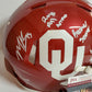 Marquise Brown Signed Inscribed Oklahoma Sooners Full Sz Auth  Helmet Jsa Coa