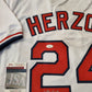 St Louis Cardinals Style Whitey Herzog "White Rat" Signed Custom Jersey Jsa Coa