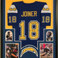 Framed Charlie Joiner Autographed Signed Insc San Diego Chargers Jersey Jsa Coa