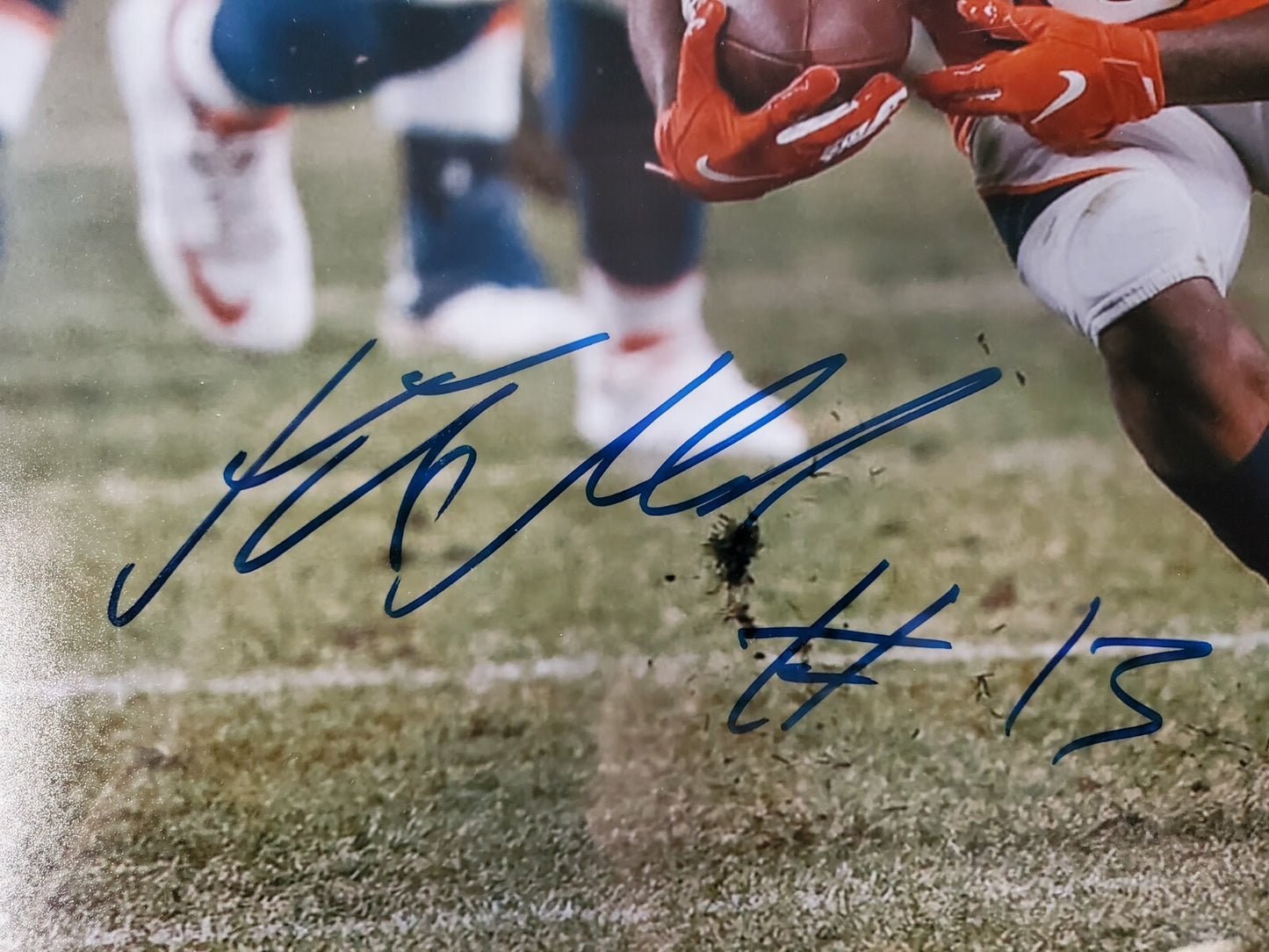 Kj Hamler Autographed Signed Denver Broncos 16X20 Photo Jsa Coa