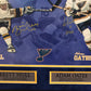 Brett Hull & Adam Oates Framed Signed Insc St. Louis Blues 16X20 Photo Jsa Coa
