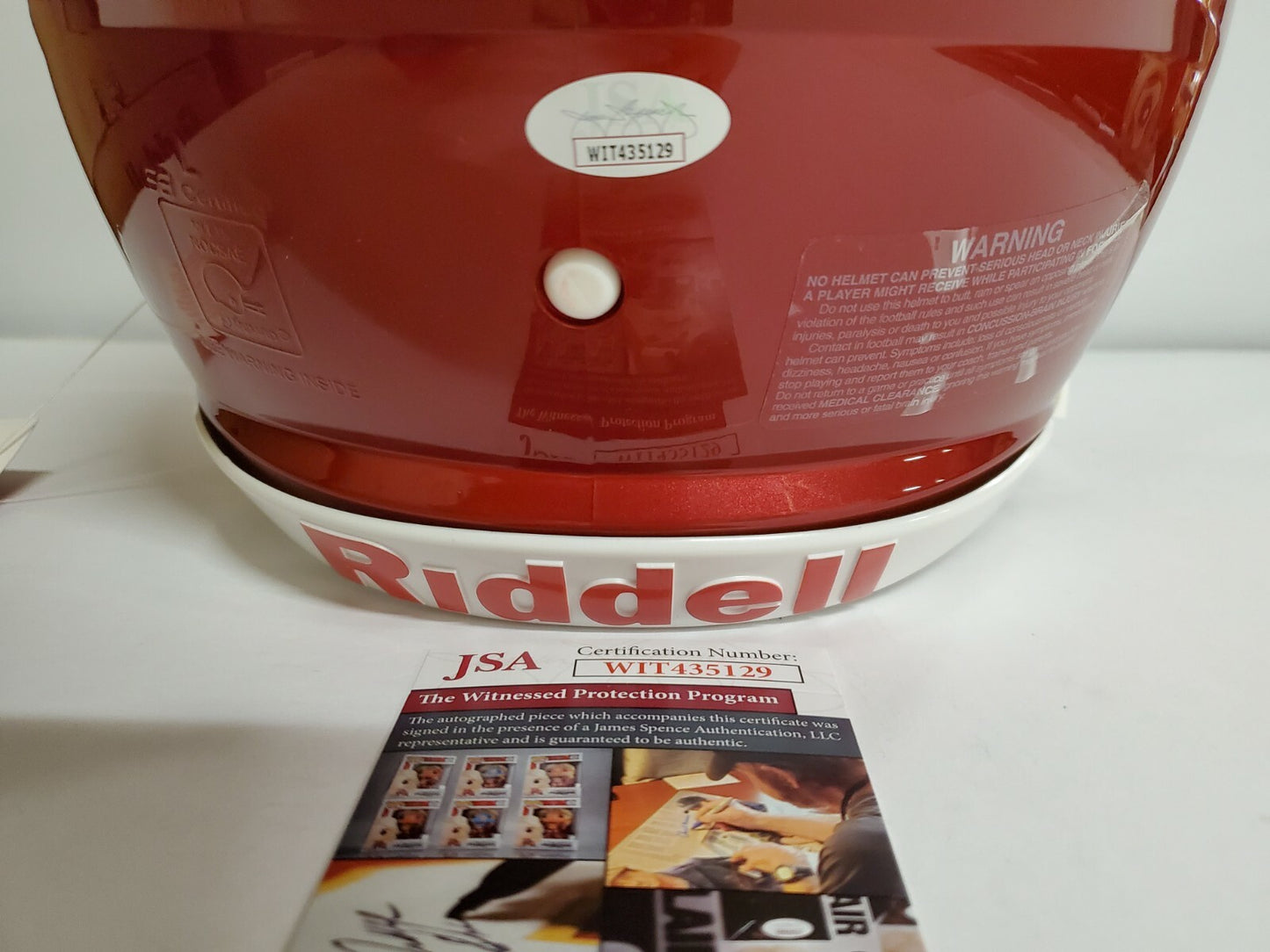 Marquise Brown Signed Inscribed Oklahoma Sooners Full Sz Auth  Helmet Jsa Coa