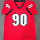 Georgia Bulldogs Elijah Griffin Autographed Signed Jersey Jsa Coa