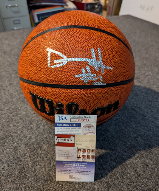 Rutgers Scarlet Knights Dylan Harper Autographed Signed Basketball Jsa Coa