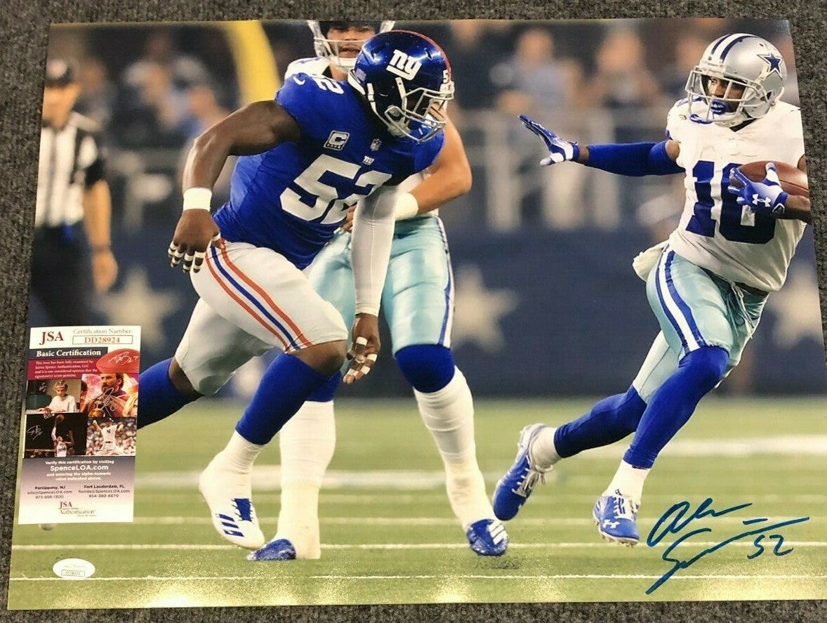 New York Giants Alec Ogletree Autographed Signed 16X20 Photo Jsa  Coa