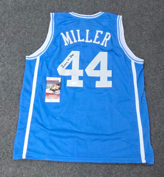 North Carolina Tar Heels Larry Miller Autographed Signed Custom Jersey Jsa Coa