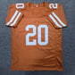 Texas Longhorns Earl Campbell Signed Autographed Stat Jersey Jsa Coa