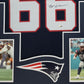 Framed New England Patriots Will Campbell Autographed Signed Jersey Jsa Coa