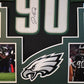 Framed Philadelphia Eagles Jordan Davis Autographed Signed Jersey Jsa Coa
