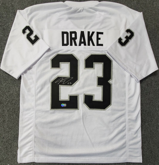 Las Vegas Raiders Kenyan Drake Autographed Signed Jersey Beckett Holo