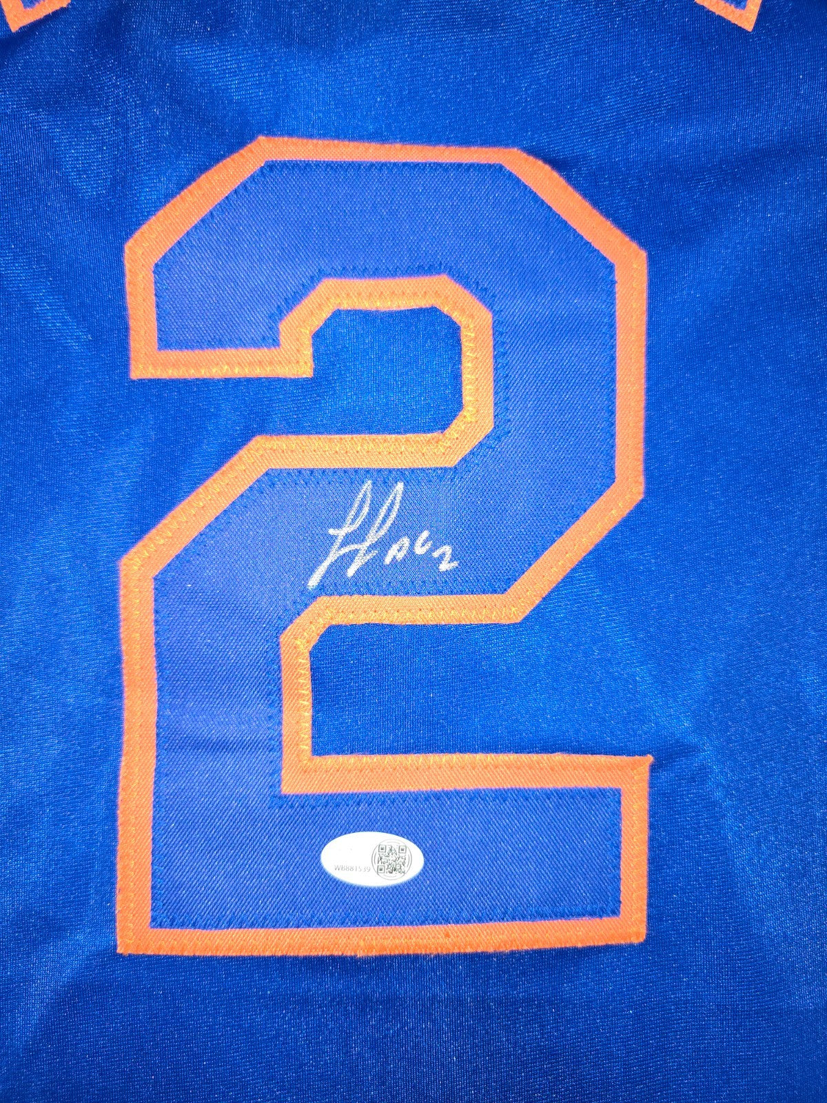 New York Mets Luisangel Acuna Autographed Signed Custom Jersey Jsa Coa