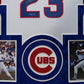 Suede Framed Chicago Cubs Ryne Sandberg Autographed Inscribed Jersey Jsa Coa