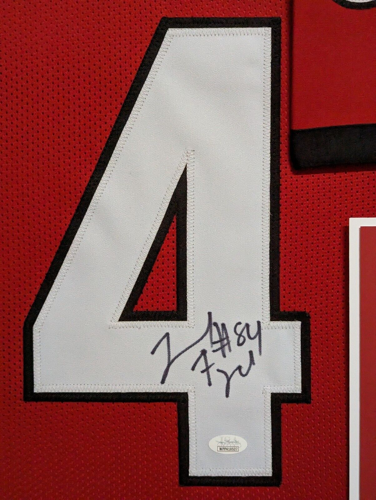 MVP Authentics Framed Georgia Bulldogs Leonard Floyd Autographed Signed Jersey Jsa Coa 450 sports jersey framing , jersey framing