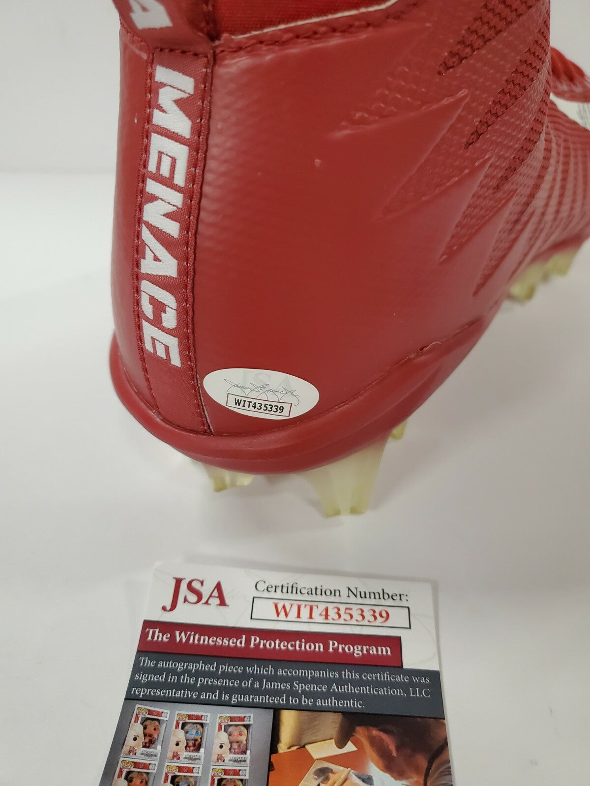 Oklahoma Sooners Marquise Brown Autographed Signed Nike Cleat Jsa Coa