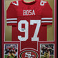 Framed San Francisco 49Ers Nick Bosa Autographed Signed Jersey Jsa Coa