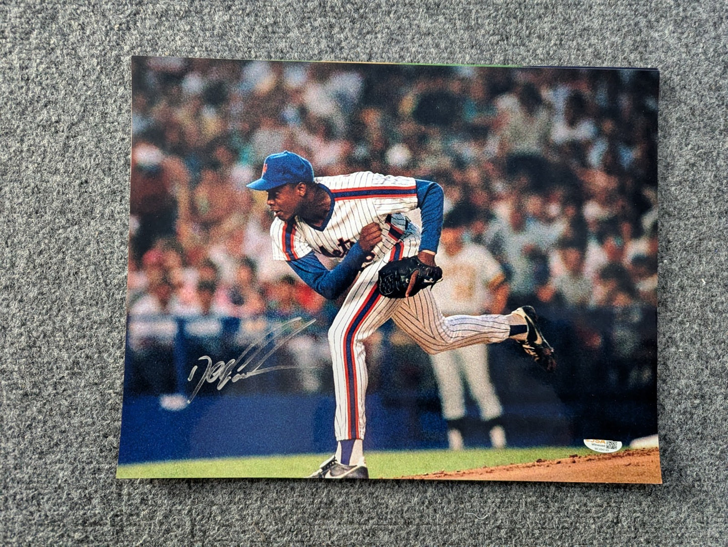 Dwight Gooden Autographed Signed N.Y. Mets 11X14 Photo Jsa Coa