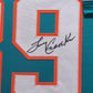 Suede Framed Miami Dolphins Larry Csonka Autographed Signed Jersey Jsa Coa