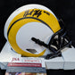 Los Angeles Rams Grant Haley Autographed Lunar Mini Helmet Jsa Coa