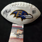 Marquise Brown Autographed Signed Baltimore Ravens Logo Football Jsa  Coa