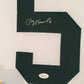 Framed Paul Hornung Autographed Signed Greenbay Packers Jersey Jsa Coa