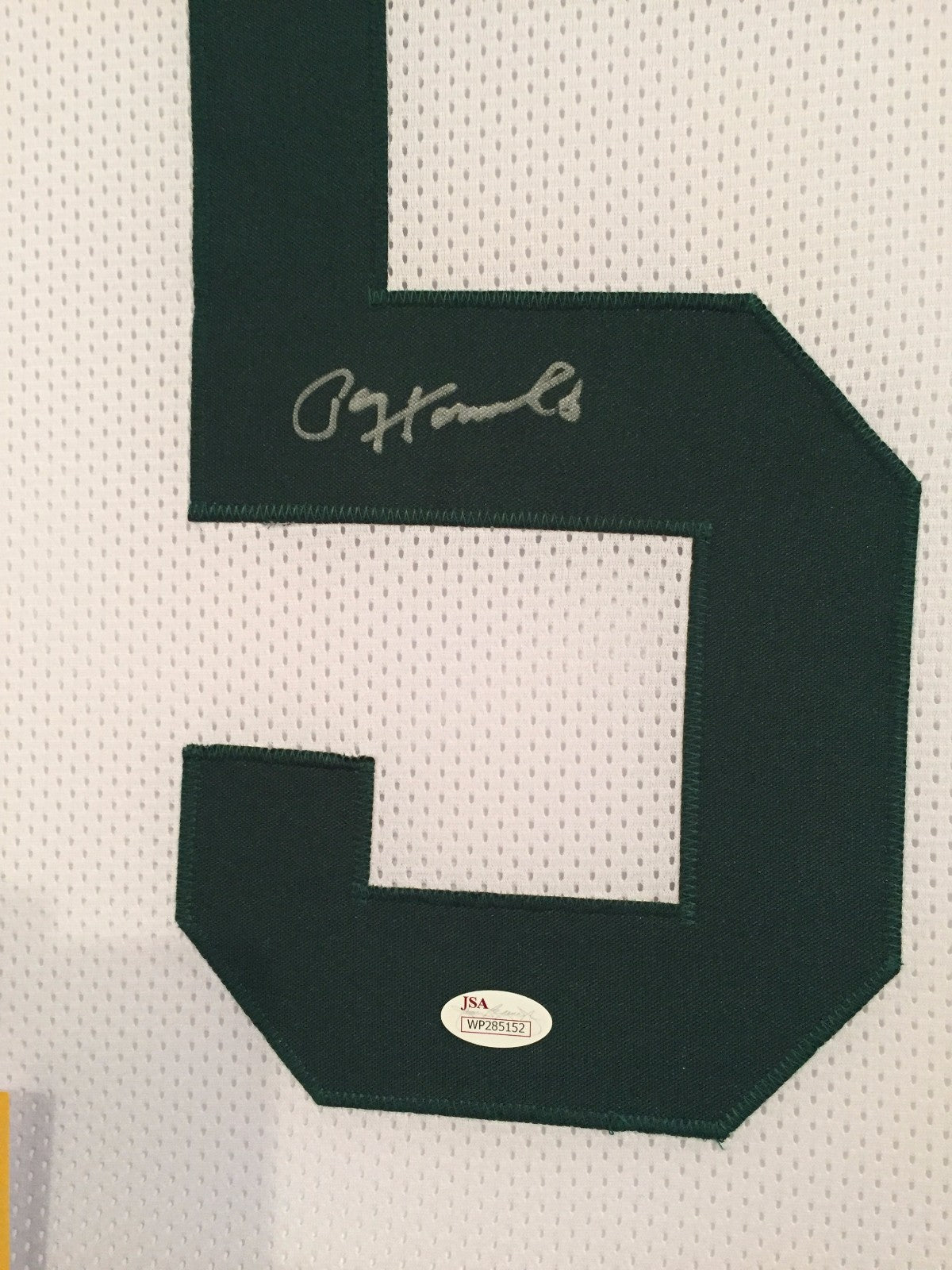 Framed Paul Hornung Autographed Signed Greenbay Packers Jersey Jsa Coa