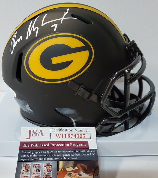 Don Majkowski Autographed Green Bay Packers Eclipse Mini Helmet Jsa Coa