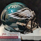 Philadelphia Eagles Jadon Haselwood Autographed Signed Speed Mini Helmet Jsa Coa