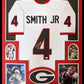 MVP Authentics Framed Georgia Bulldogs Nolan Smith Jr Autographed Signed Jersey Jsa Coa 449.10 sports jersey framing , jersey framing