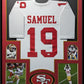 Framed San Francisco 49Ers Deebo Samuel Autographed Signed Jersey Jsa Coa
