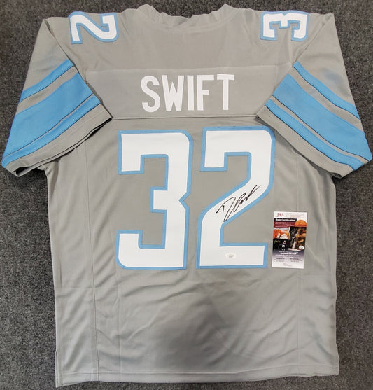 Detroit Lions D'andre Swift Autographed Signed Jersey Jsa Coa