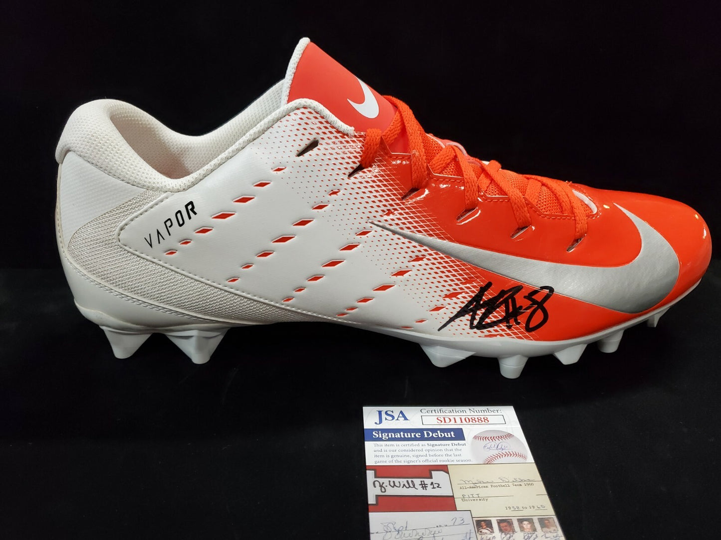 Clemson Tigers Amari Rodgers Autographed Signed Cleat Jsa Coa