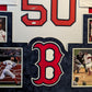 Framed Suede Mookie Betts Autographed Signed Boston Red Sox Jersey Jsa Coa