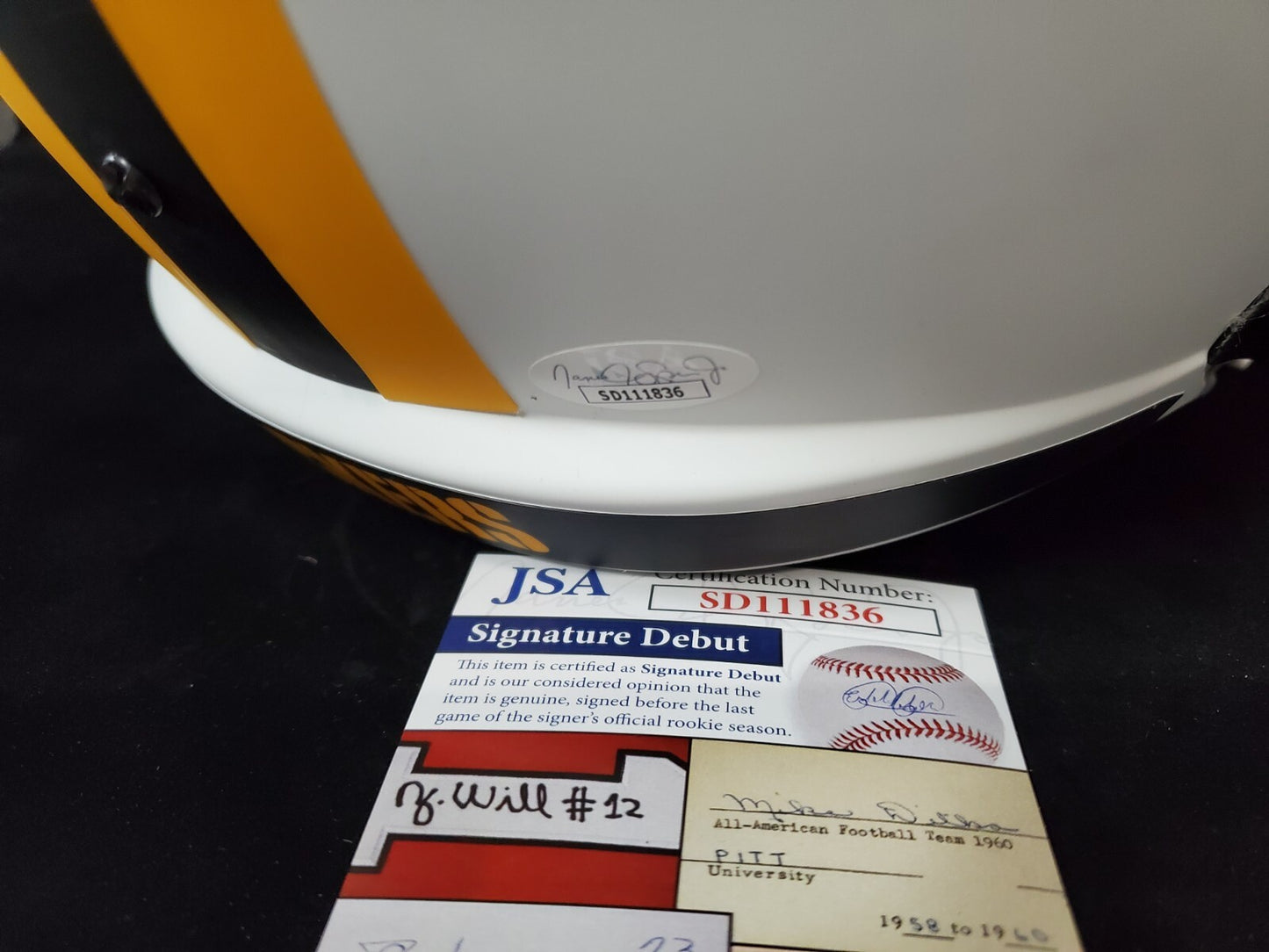 Green Bay Packers Eric Stokes Signed 2X Insc F/S Lunar Replica Helmet Jsa Coa