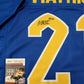 Pitt Panthers Damarri Mathis Autographed Signed Jersey Jsa Coa