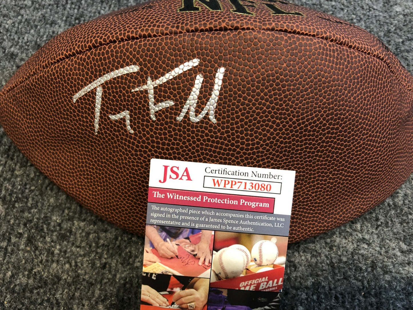 Denver Broncos Troy Fumagalli Autographed Signed Nfl Football Jsa Coa